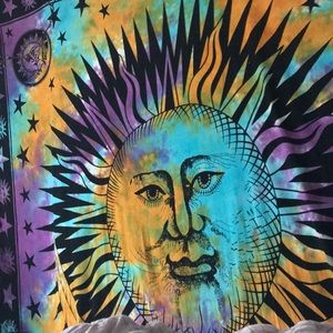 Sun and moon tapestry